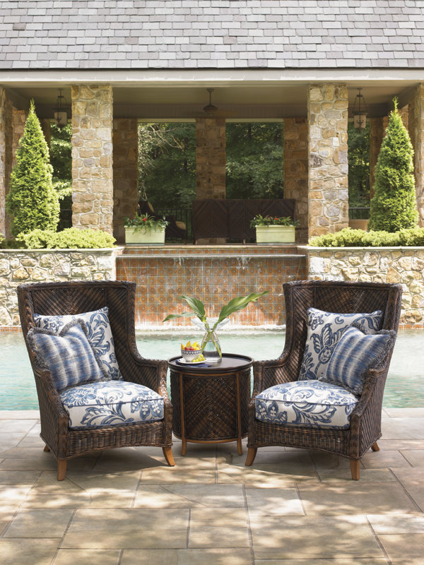 Tommy Bahama Outdoor Island Estate Lanai Patio Chair with Cushions